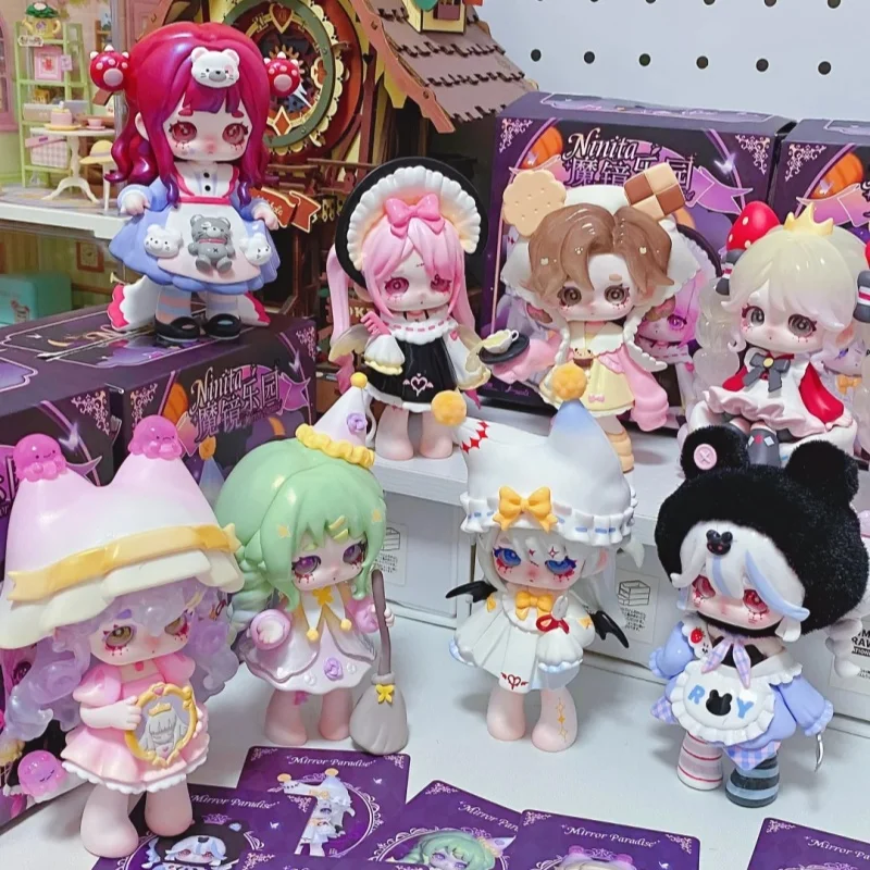 Подлинная серия Ninita Magic Mirror Paradise, слепая коробка, орнамент первого поколения, игрушка-кукла, тайная коробка ручной работы, периферийные устройства, подарки
Подлинная серия Ninita Magic Mirror Paradise, слепая коробка, орнамент первого поколения, игрушка-кукла, тайная коробка ручной работы, периферийные устройства, подарки