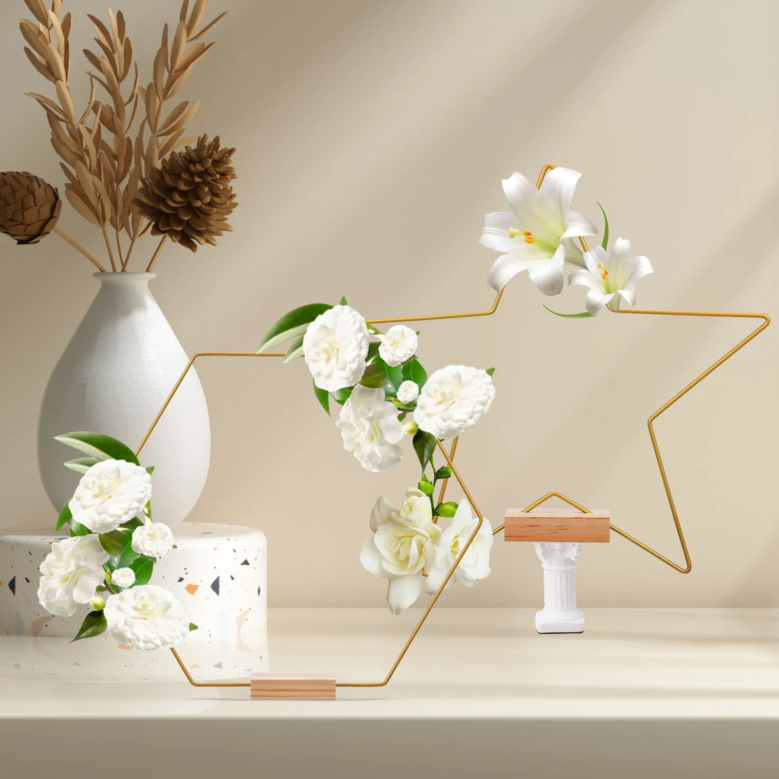 5 set Table Decoration Iron Rings Simple Design DIY Dream Catcher Craft Rings Wreath Frame Centerpiece Wedding Decor
5 set Table Decoration Iron Rings Simple Design DIY Dream Catcher Craft Rings Wreath Frame Centerpiece Wedding Decor