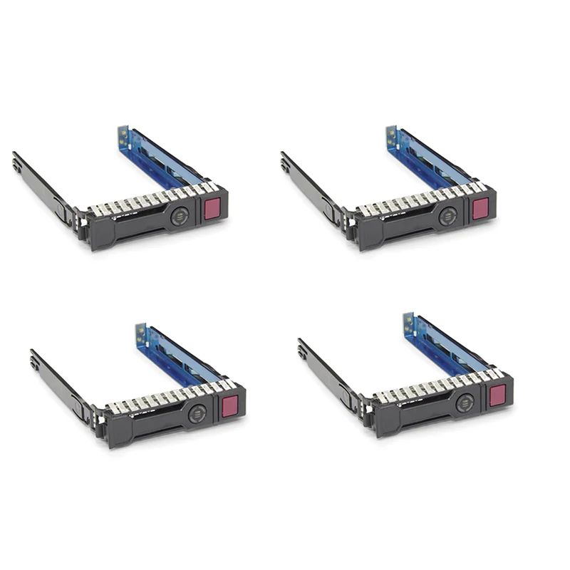 4Pcs 2.5 Inch SFF SAS SATA HDD Tray Caddy 651687-001 For HP G8 Gen8/G9 DL380P 651699 DL360P 651699-001 ML350E ML310E-Y41A
4Pcs 2.5 Inch SFF SAS SATA HDD Tray Caddy 651687-001 For HP G8 Gen8/G9 DL380P 651699 DL360P 651699-001 ML350E ML310E-Y41A