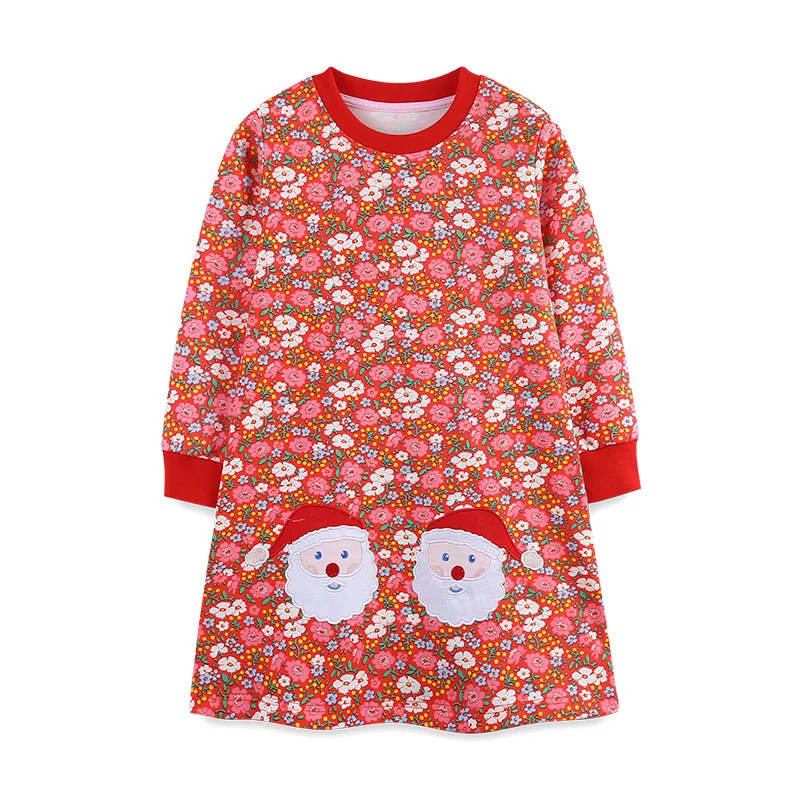 Jumping Meters 2-7T New Design Autumn Princess Girls Dresses Santa Claus Long Sleeve Applique Baby Clothing Dots Toddler Costume
Jumping Meters 2-7T New Design Autumn Princess Girls Dresses Santa Claus Long Sleeve Applique Baby Clothing Dots Toddler Costume