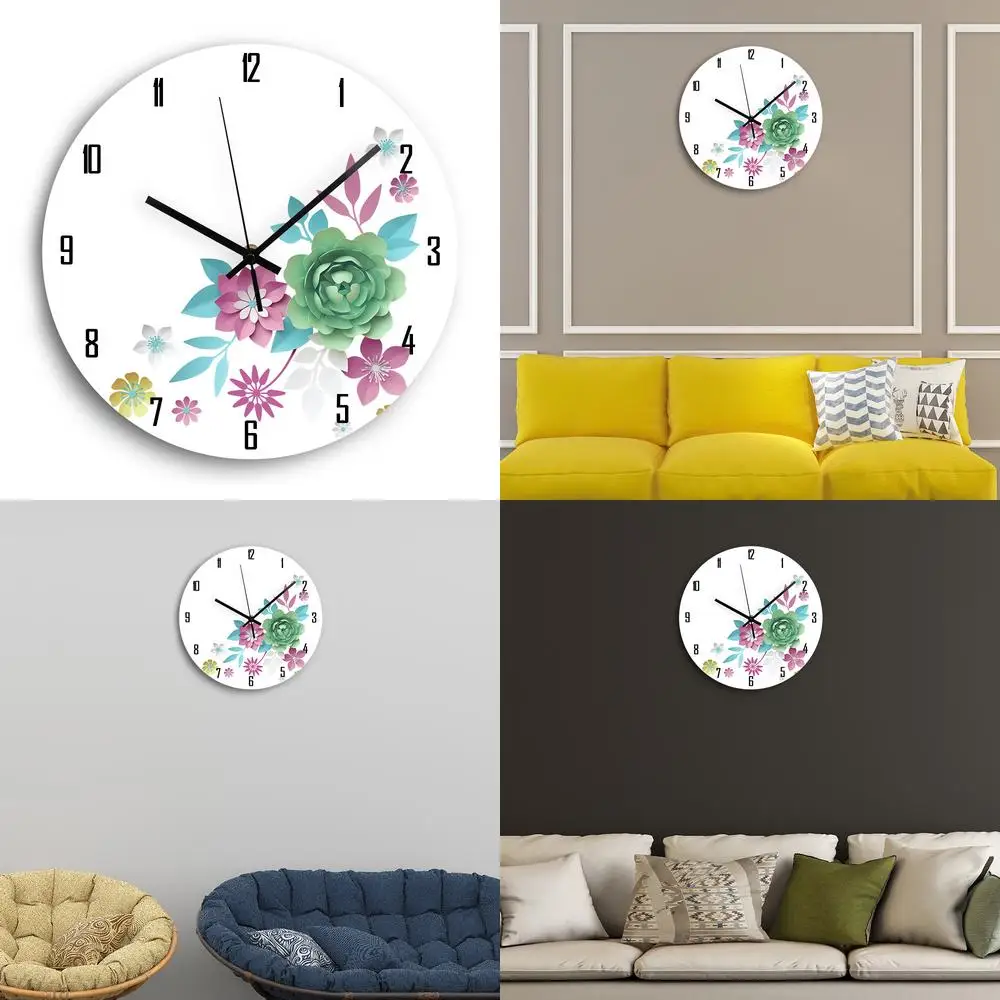 Настенные часы в деревенском стиле, круглые кварцевые настенные часы, акриловые часы с цветочным узором, подарок, бестселлер, Прямая доставка
Настенные часы в деревенском стиле, круглые кварцевые настенные часы, акриловые часы с цветочным узором, подарок, бестселлер, Прямая доставка
