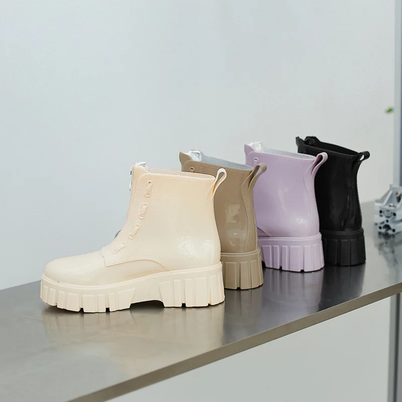 Women's Mid-Calf Rain Boots 2026 New Fashion Anti-Slip Jelly Outerwear Four Seasons Waterproof PVC Booties Spring Autumn Thic...
Women's Mid-Calf Rain Boots 2026 New Fashion Anti-Slip Jelly Outerwear Four Seasons Waterproof PVC Booties Spring Autumn Thic...