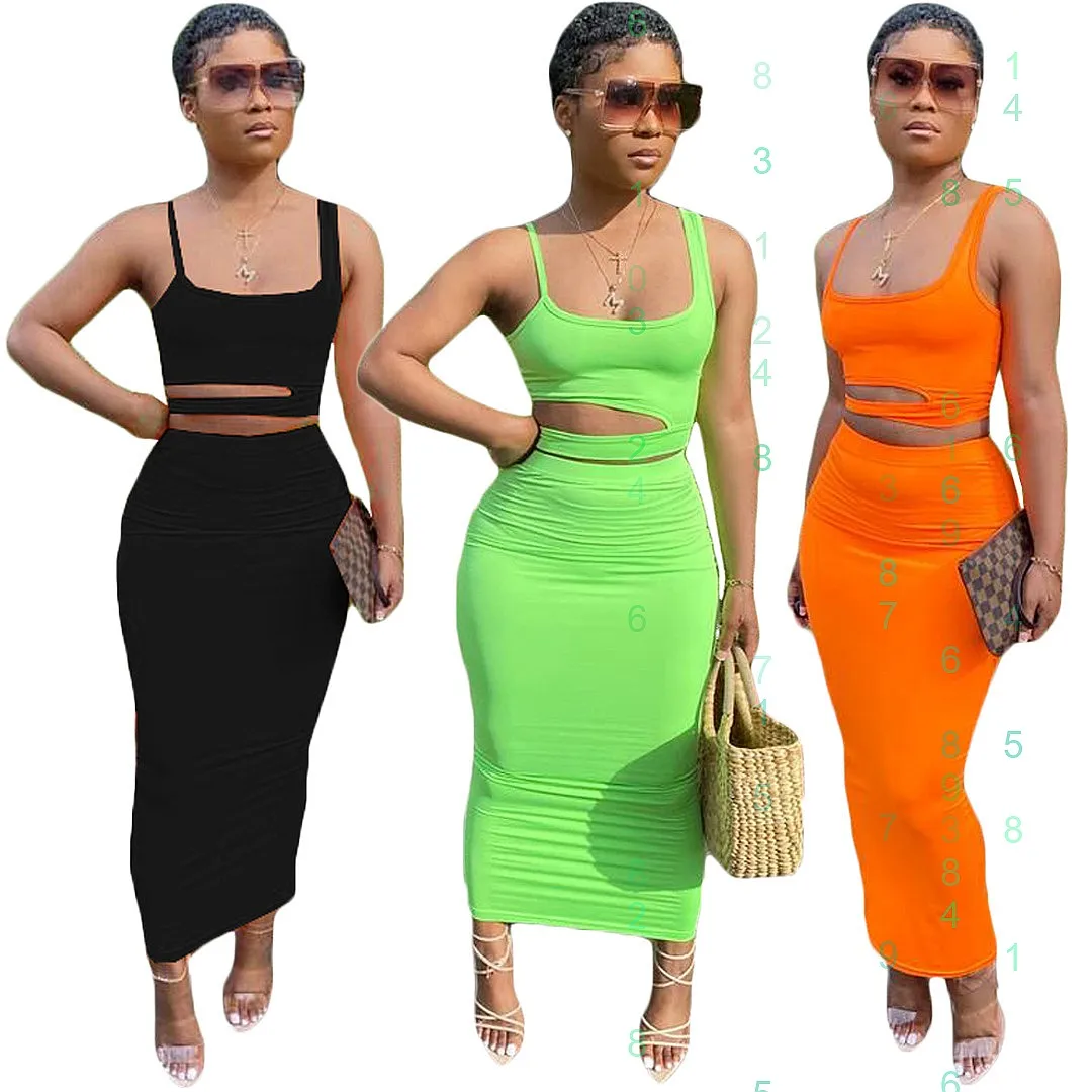 Pure Color Hollow Out Women's Two Piece Matching Set Casual Lounge Dress Sets
Pure Color Hollow Out Women's Two Piece Matching Set Casual Lounge Dress Sets