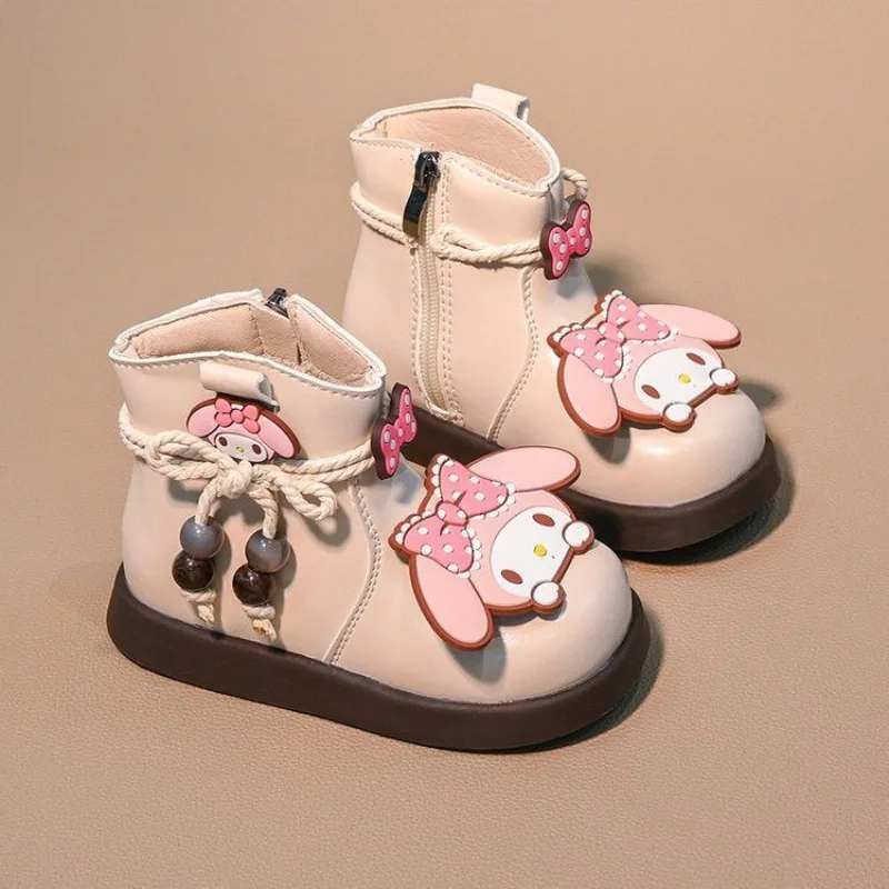 Kawaii My Melody Sanrio, детские удобные теплые ботильоны с милыми героями мультфильмов, непромокаемая нескользящая обувь для студентов, подарок для детей
Kawaii My Melody Sanrio, детские удобные теплые ботильоны с милыми героями мультфильмов, непромокаемая нескользящая обувь для студентов, подарок для детей