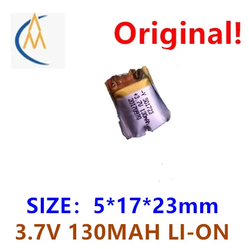 130MAH polymer battery 501723 beauty device smartwatch shaver sound pickup beauty eye recording air to air 3.7V
130MAH polymer battery 501723 beauty device smartwatch shaver sound pickup beauty eye recording air to air 3.7V