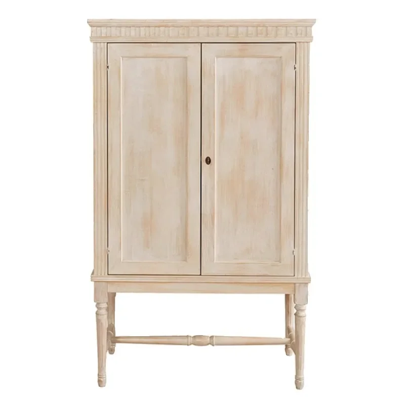 Solid wood dining side cabinet American living room wine cabinet New Chinese retro storage cabinet Wall locker
Solid wood dining side cabinet American living room wine cabinet New Chinese retro storage cabinet Wall locker