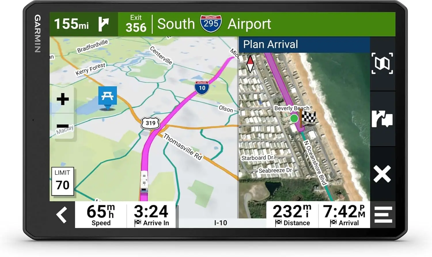 Garmin RV 1095, Extra-Large, Easy-to-Read 10” GPS Navigator, Custom Routing, High-Resolution Birdseye Satellite Imagery,
Garmin RV 1095, Extra-Large, Easy-to-Read 10” GPS Navigator, Custom Routing, High-Resolution Birdseye Satellite Imagery,