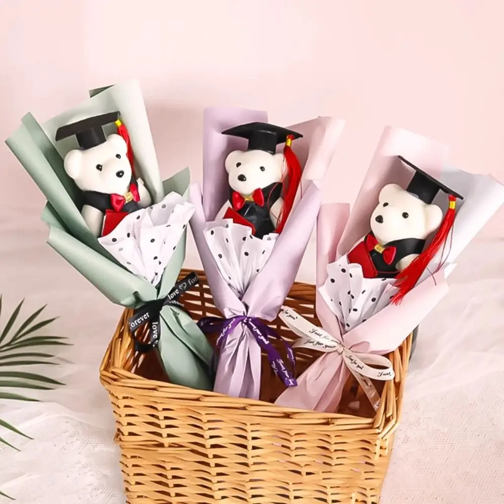 Plush Animal Little Bear Doll Bouquet Stuffed Kawaii Graduation Bear Plush Toy 30cm Cartoon Simulated Bear Doll Bouquet
Plush Animal Little Bear Doll Bouquet Stuffed Kawaii Graduation Bear Plush Toy 30cm Cartoon Simulated Bear Doll Bouquet