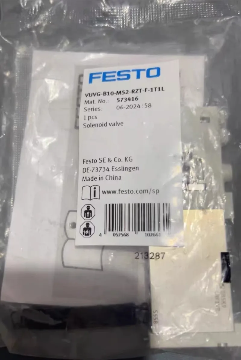 Электромагнитные клапаны FESTO VUVG-B10-M52-RZT-F-1T1L (артикулы 573416, 573418) в наличии
Электромагнитные клапаны FESTO VUVG-B10-M52-RZT-F-1T1L (артикулы 573416, 573418) в наличии