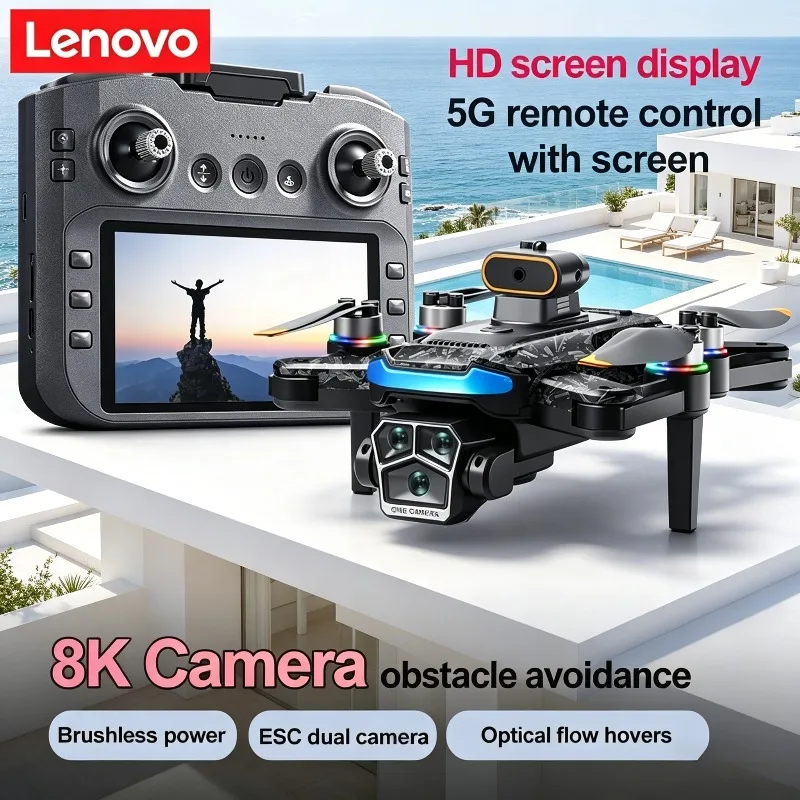 Квадрокоптер-игрушка Lenovo Mi A14Pro Max 8K с GPS, бесщеточными моторами, тремя камерами, оптическим позиционированием, обходом препятствий и складной конструкцией, радиоуправляемый, для полетов на дальние расстояния
Квадрокоптер-игрушка Lenovo Mi A14Pro Max 8K с GPS, бесщеточными моторами, тремя камерами, оптическим позиционированием, обходом препятствий и складной конструкцией, радиоуправляемый, для полетов на дальние расстояния