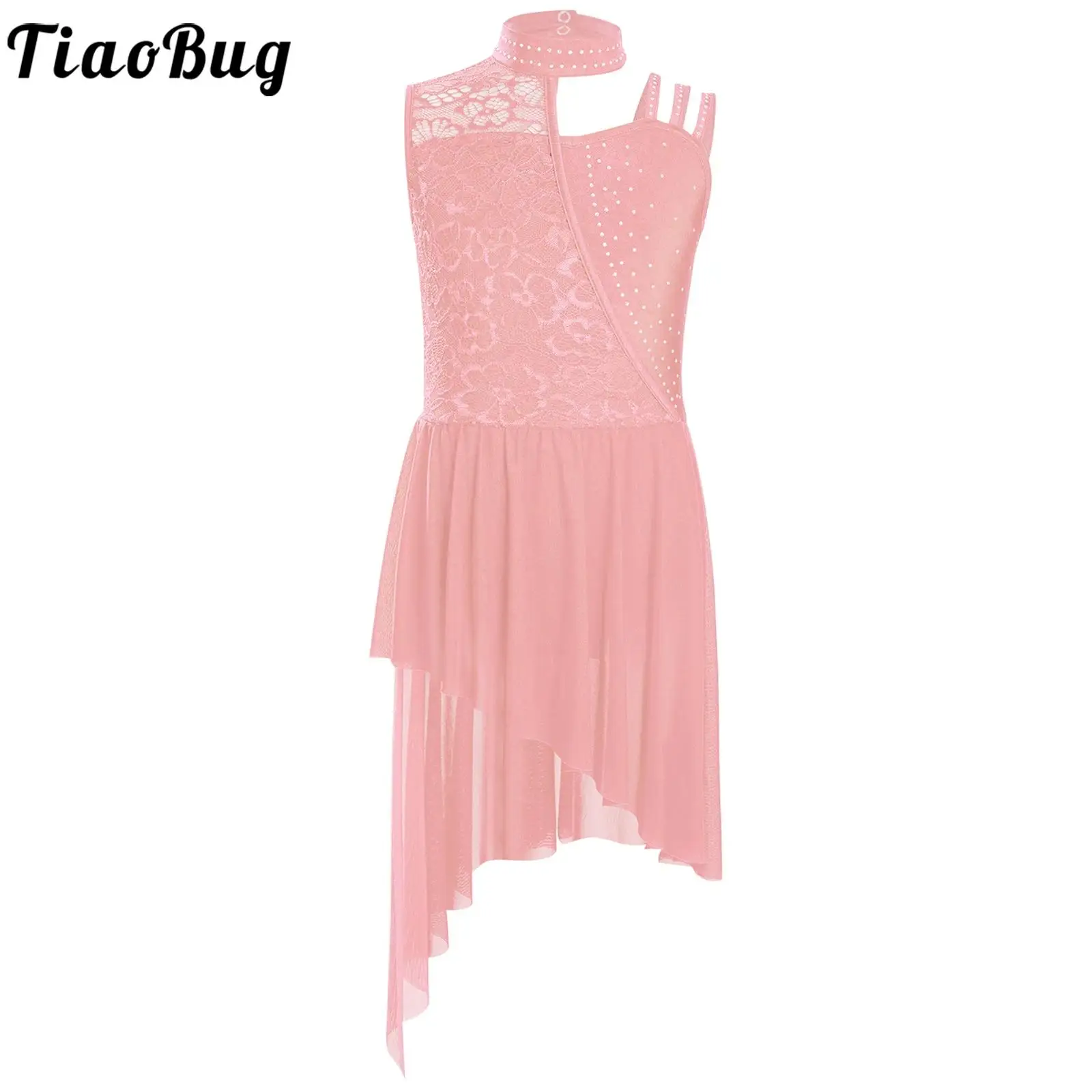 Skating Girls Floral Lace Lyrical Dance Dress Modern Ballet Dresses Sleeveless Rhinestones Adorned Irregular Hem Leotard Dress
Skating Girls Floral Lace Lyrical Dance Dress Modern Ballet Dresses Sleeveless Rhinestones Adorned Irregular Hem Leotard Dress