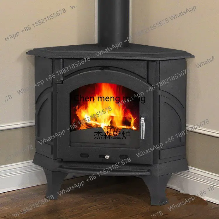 Fireplace Independent True Stove European Stove Household Cast Iron Corner Wood Burning Corner Stove Villa
Fireplace Independent True Stove European Stove Household Cast Iron Corner Wood Burning Corner Stove Villa