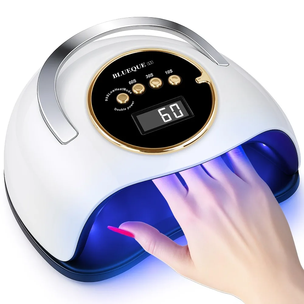 YEVYO 180W UV LED Nail Lamp With 3 Timers and Automatic Sensor Professional Nail Light - White
YEVYO 180W UV LED Nail Lamp With 3 Timers and Automatic Sensor Professional Nail Light - White