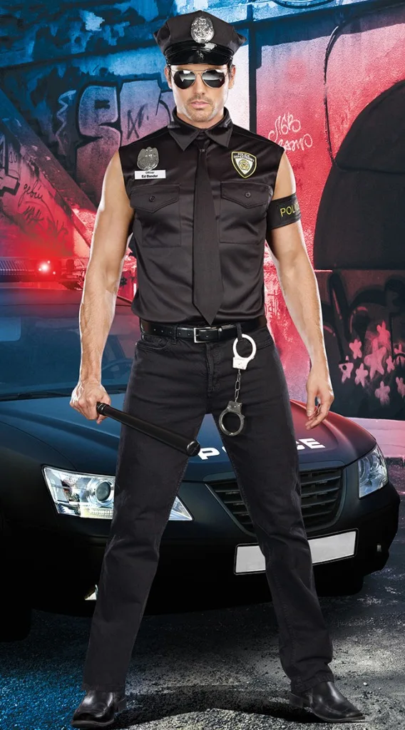 New Halloween Men's Police Cosplay Costume Men Instructor Trainer Uniform Carnival Party Ds Stage Performance Dress Up
New Halloween Men's Police Cosplay Costume Men Instructor Trainer Uniform Carnival Party Ds Stage Performance Dress Up
