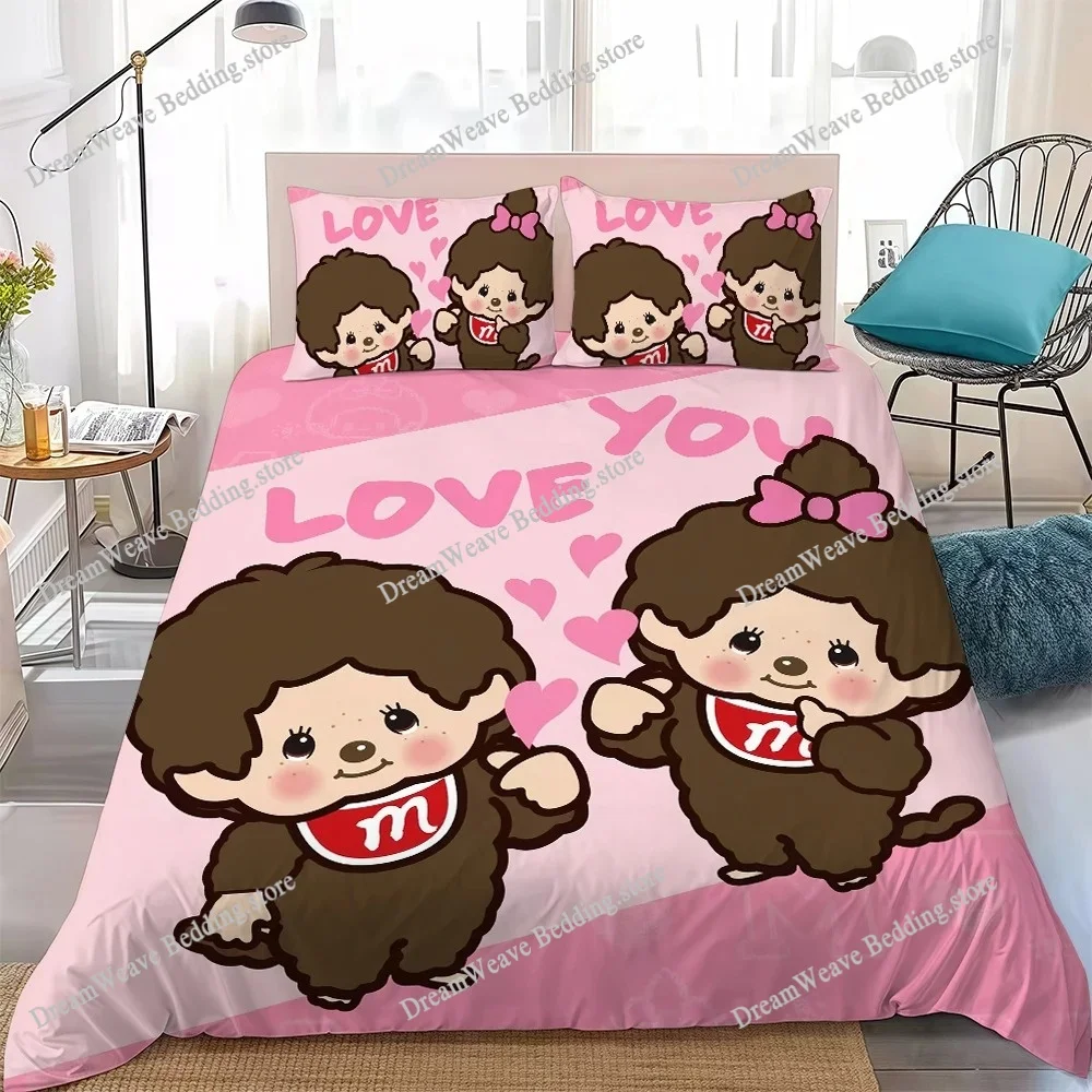 Cute M-Monchhichi-Cartoon Duvet Cover Set Home Style Bedding Soft Laundry Cotton Bed Student Dormitory Gift
Cute M-Monchhichi-Cartoon Duvet Cover Set Home Style Bedding Soft Laundry Cotton Bed Student Dormitory Gift