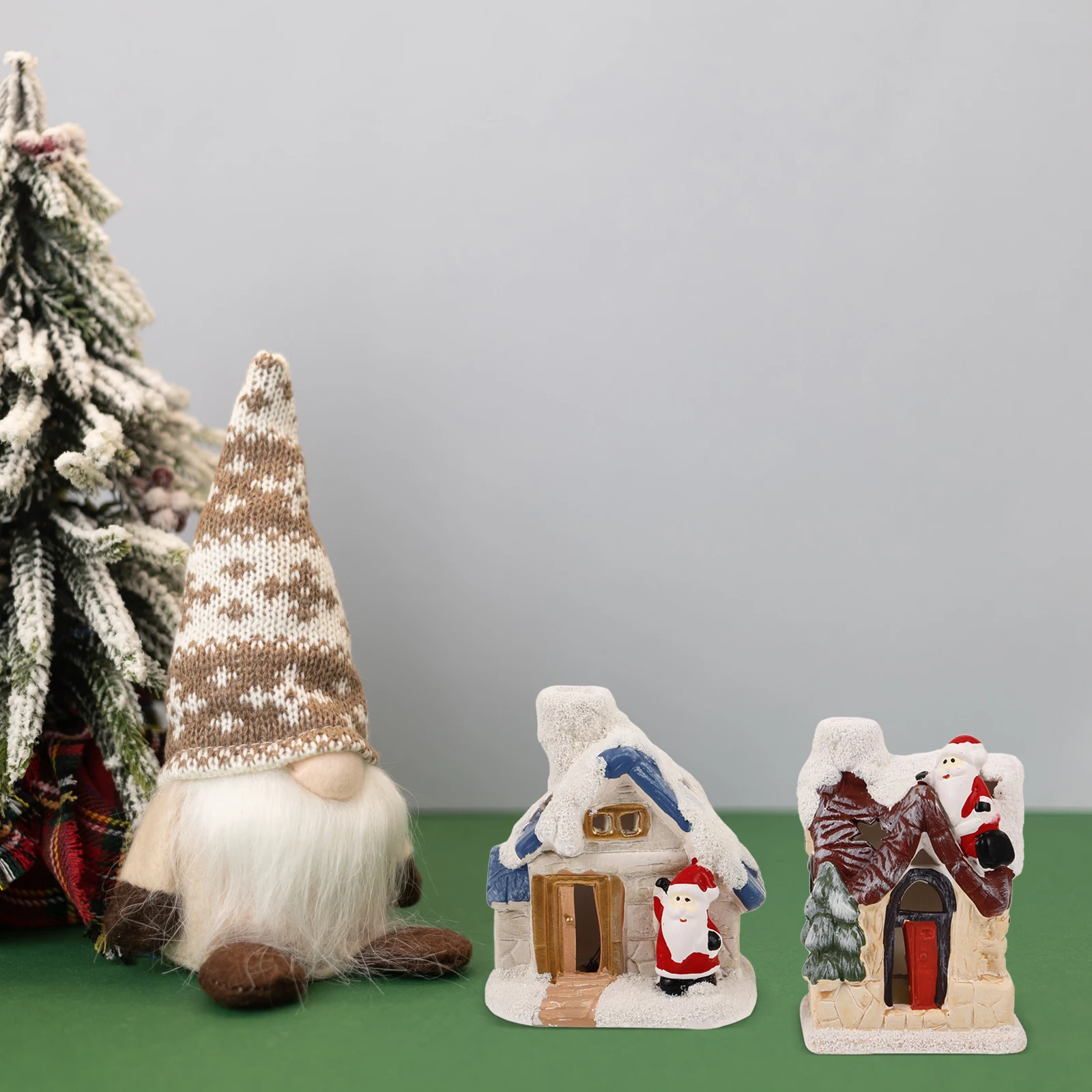 2 Pcs Christmas Luminous House Ornament Child Xmas Party Resin Material Village Houses Craft 
2 Pcs Christmas Luminous House Ornament Child Xmas Party Resin Material Village Houses Craft