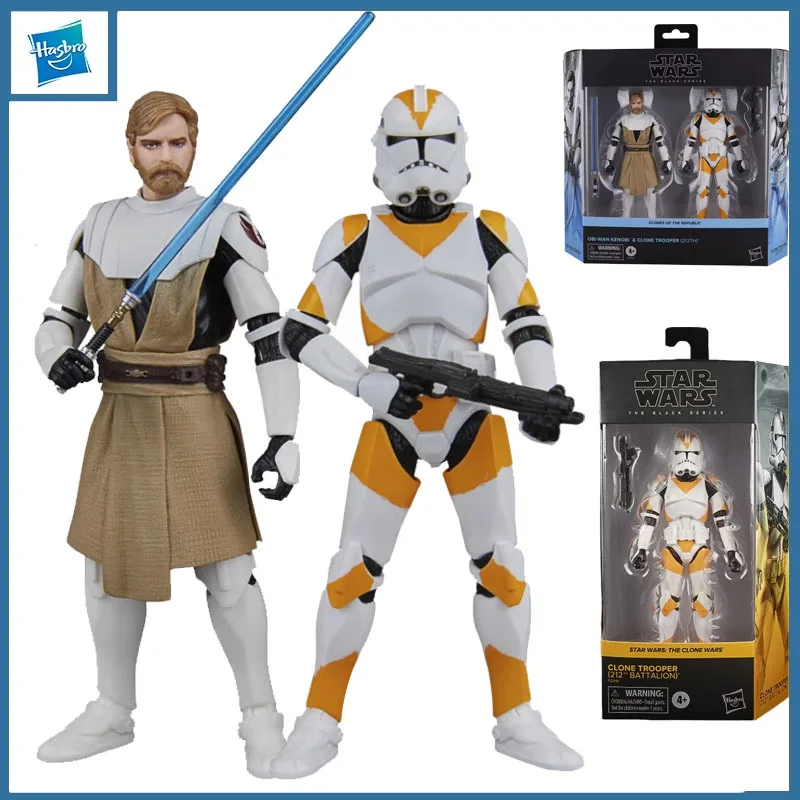 Hasbro Genuine Star Wars The Clone Wars Season Obi-Wan Kenobi Clone Trooper Action Figure Toys for Boys Girls Gift Collectible
Hasbro Genuine Star Wars The Clone Wars Season Obi-Wan Kenobi Clone Trooper Action Figure Toys for Boys Girls Gift Collectible