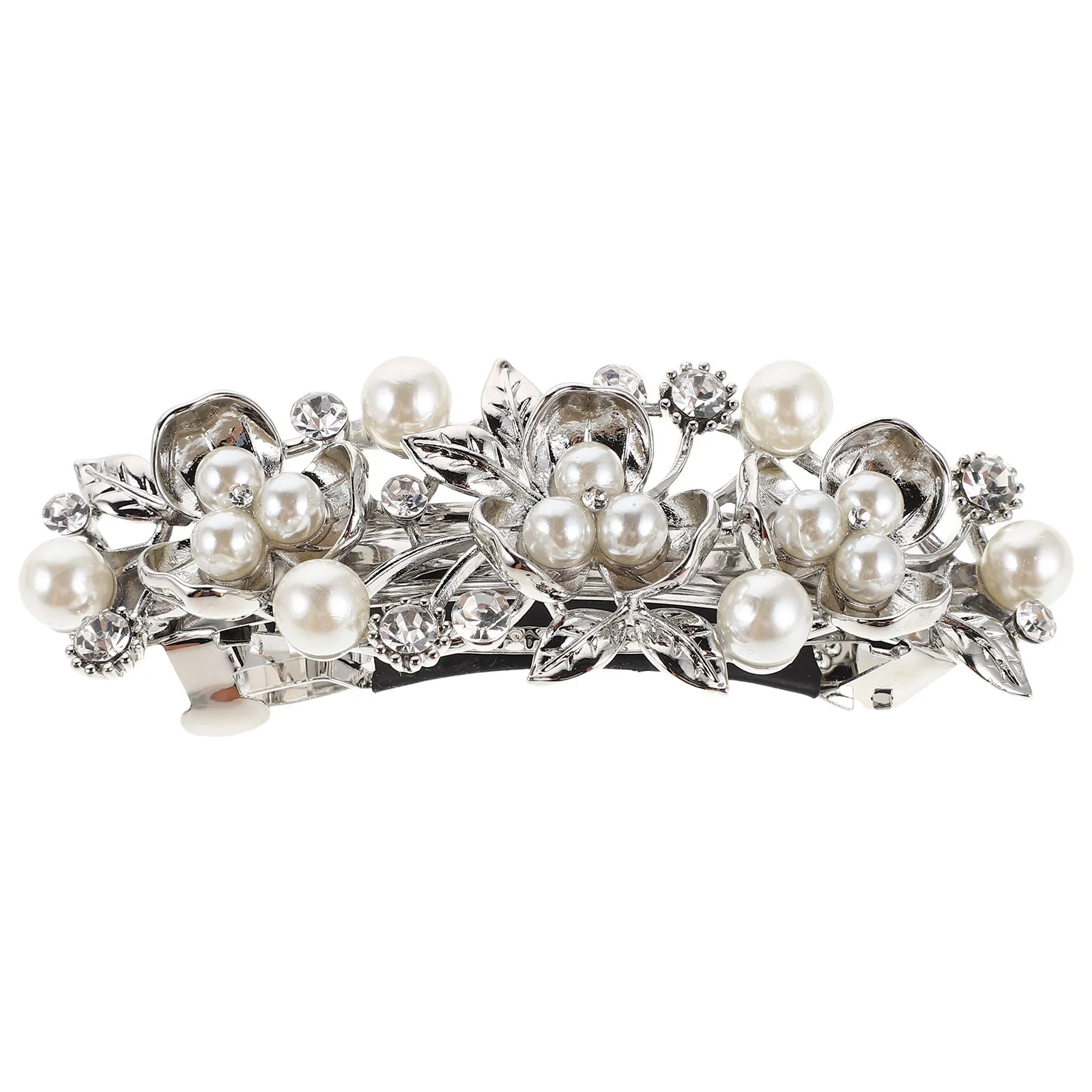 Vintage Floral Hair Barrette Rhinestone Pearl Decorative Metal Clip for Women Wedding Bridal Hair Accessories Collection
Vintage Floral Hair Barrette Rhinestone Pearl Decorative Metal Clip for Women Wedding Bridal Hair Accessories Collection
