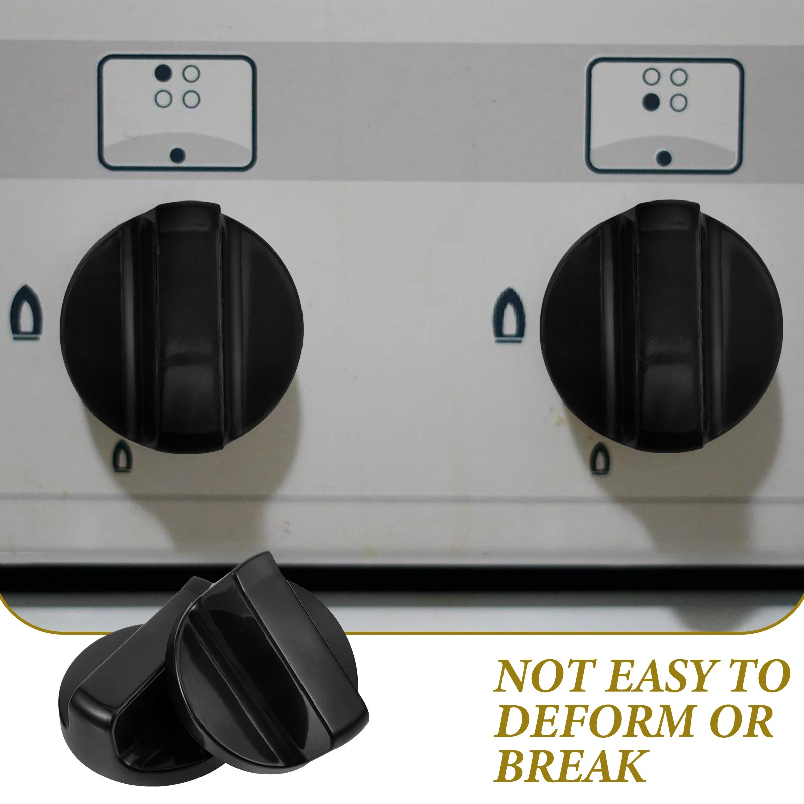 2Pcs Kitchen Stove Knobs Replacement Heavy Duty Plastic Gas Oven Knobs for Most Stoves Microwave Knob Replacement
2Pcs Kitchen Stove Knobs Replacement Heavy Duty Plastic Gas Oven Knobs for Most Stoves Microwave Knob Replacement