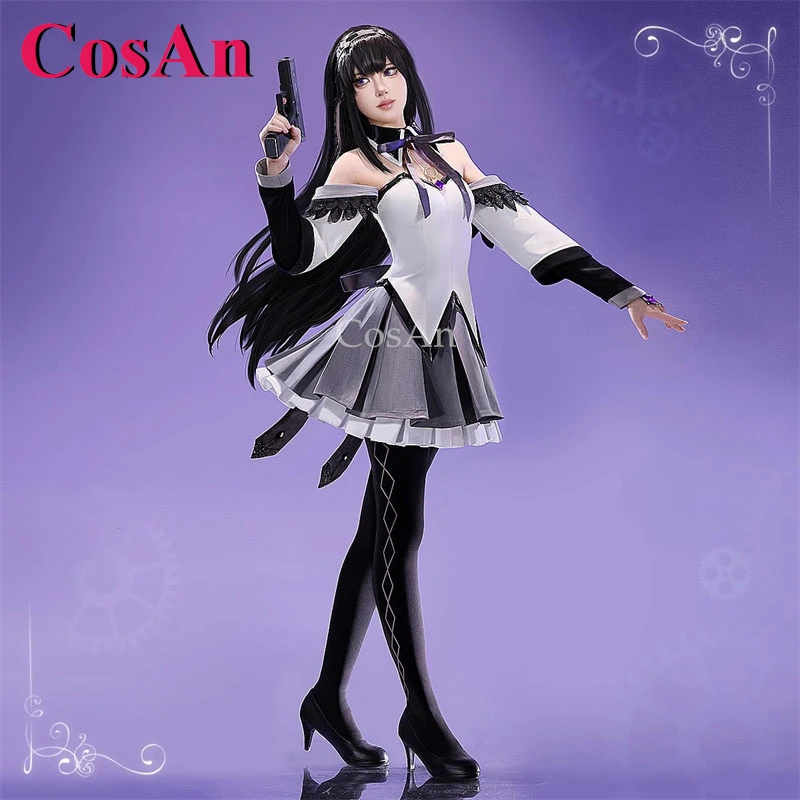 CosAn Anime Puella Magi Madoka Magica Akemi Homura Cosplay Costumes Palgantong Gorgeous Combat Uniforms Party Role Play Clothing
CosAn Anime Puella Magi Madoka Magica Akemi Homura Cosplay Costumes Palgantong Gorgeous Combat Uniforms Party Role Play Clothing