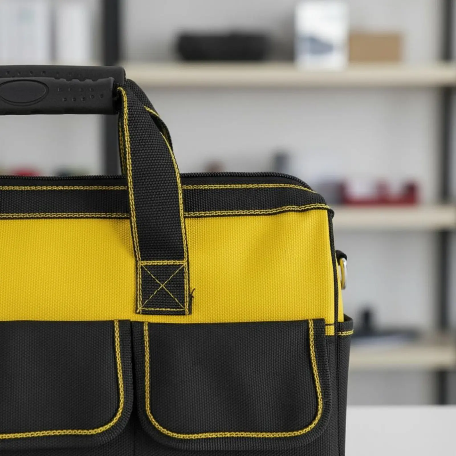 Sturdy Duty Canvas Tool Bag Large Capacity Sturdy Duty Tool Bag Adjustable Shoulder Strap Waterproof Base for Construction
Sturdy Duty Canvas Tool Bag Large Capacity Sturdy Duty Tool Bag Adjustable Shoulder Strap Waterproof Base for Construction
