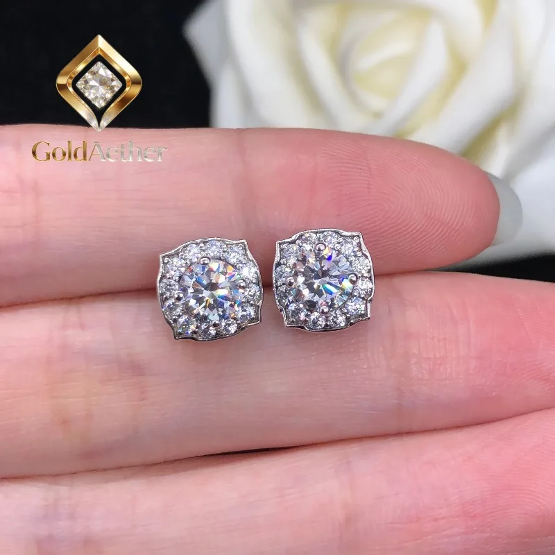 Серьги-гвоздики GoldNouveau Romantic с муассанитом 0.5 карата/шт., 5.0 мм, цвет D, VVS1, из платины PT950, свадебные, E037
Серьги-гвоздики GoldNouveau Romantic с муассанитом 0.5 карата/шт., 5.0 мм, цвет D, VVS1, из платины PT950, свадебные, E037