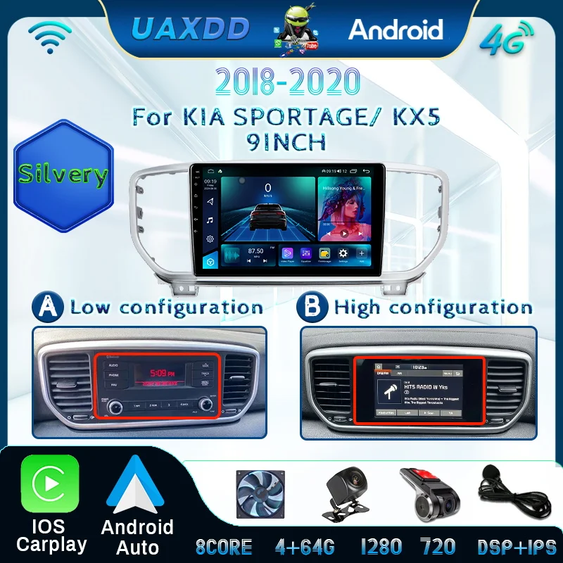Android 14 Carplay Car Radio For Kia Sportage KX5 2018 - 2020 Navigation GPS Multimedia Player stereo Auto 360 Camera Kit 9 inch
Android 14 Carplay Car Radio For Kia Sportage KX5 2018 - 2020 Navigation GPS Multimedia Player stereo Auto 360 Camera Kit 9 inch