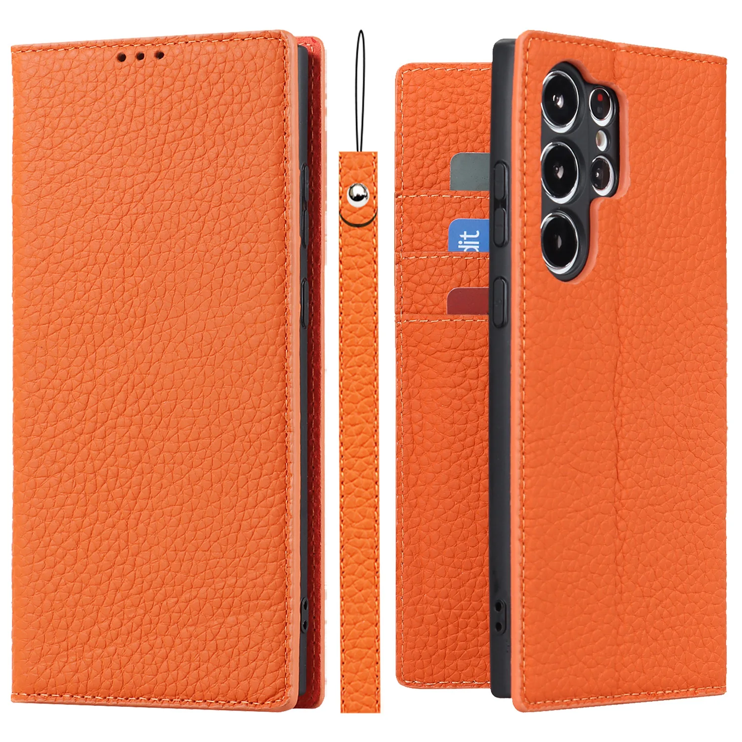 Чехол для телефона Samsung S25/S24/S23/S22 Ultra Plus, роскошный кожаный чехол из натуральной яловой кожи с ремешком, кожаный чехол-кошелек для карт
Чехол для телефона Samsung S25/S24/S23/S22 Ultra Plus, роскошный кожаный чехол из натуральной яловой кожи с ремешком, кожаный чехол-кошелек для карт