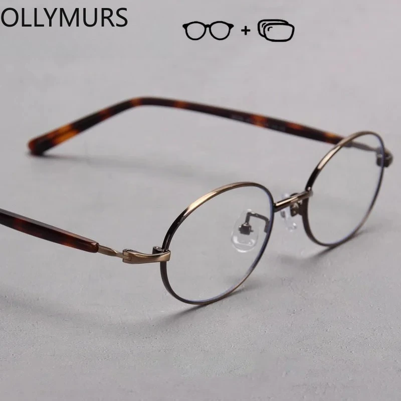 OLLYMURS Fashion Retro Oval Eyeglasses Women Myopia Hyperopia Progressive Prescription Glasses Men Optical Recipe Eyewear
OLLYMURS Fashion Retro Oval Eyeglasses Women Myopia Hyperopia Progressive Prescription Glasses Men Optical Recipe Eyewear
