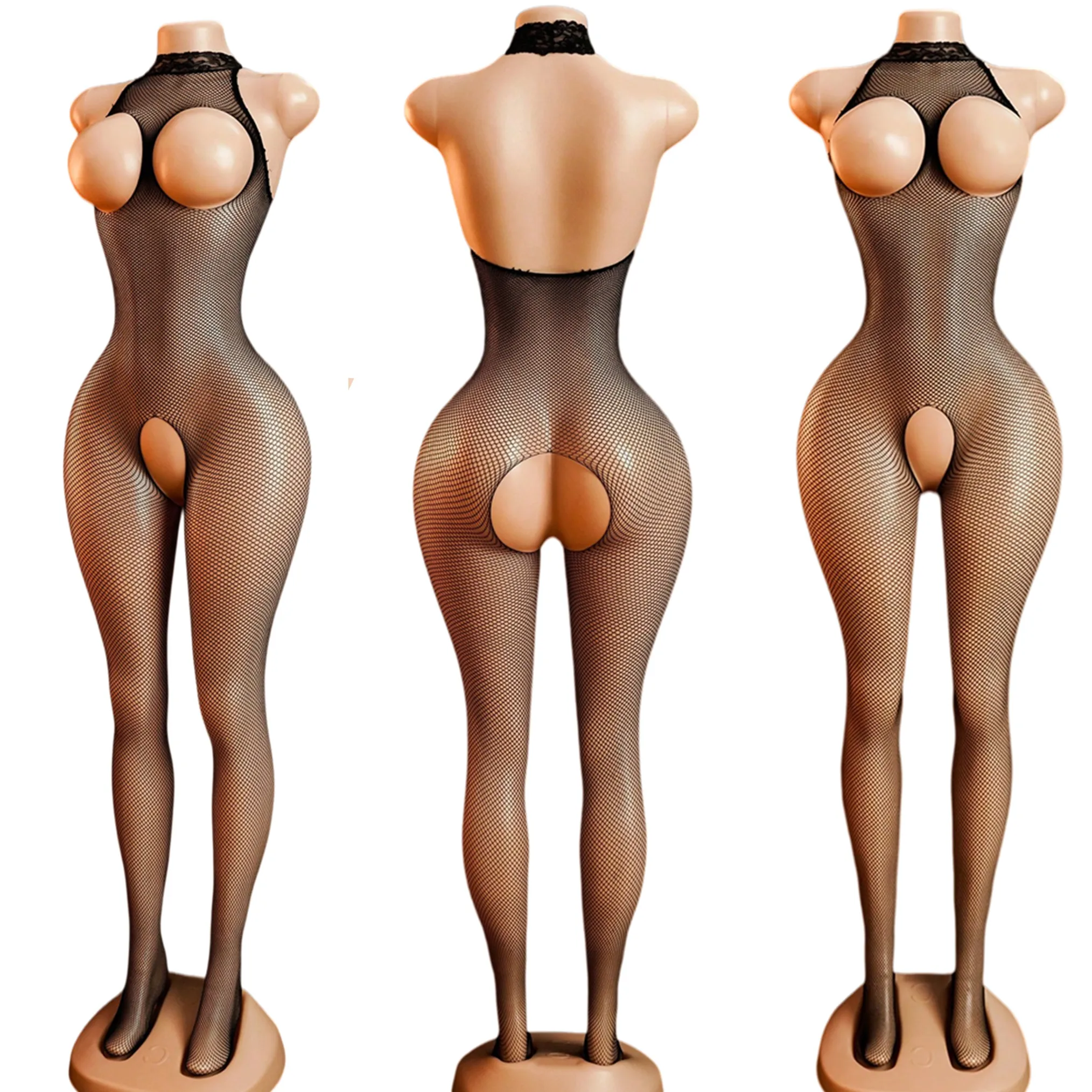 Open Bra Body Stockings Women Erotic Babydolls Lingerie Hollow Pantyhose Fishnet Crotchless Sexy Adult Female Jumpsuit
Open Bra Body Stockings Women Erotic Babydolls Lingerie Hollow Pantyhose Fishnet Crotchless Sexy Adult Female Jumpsuit