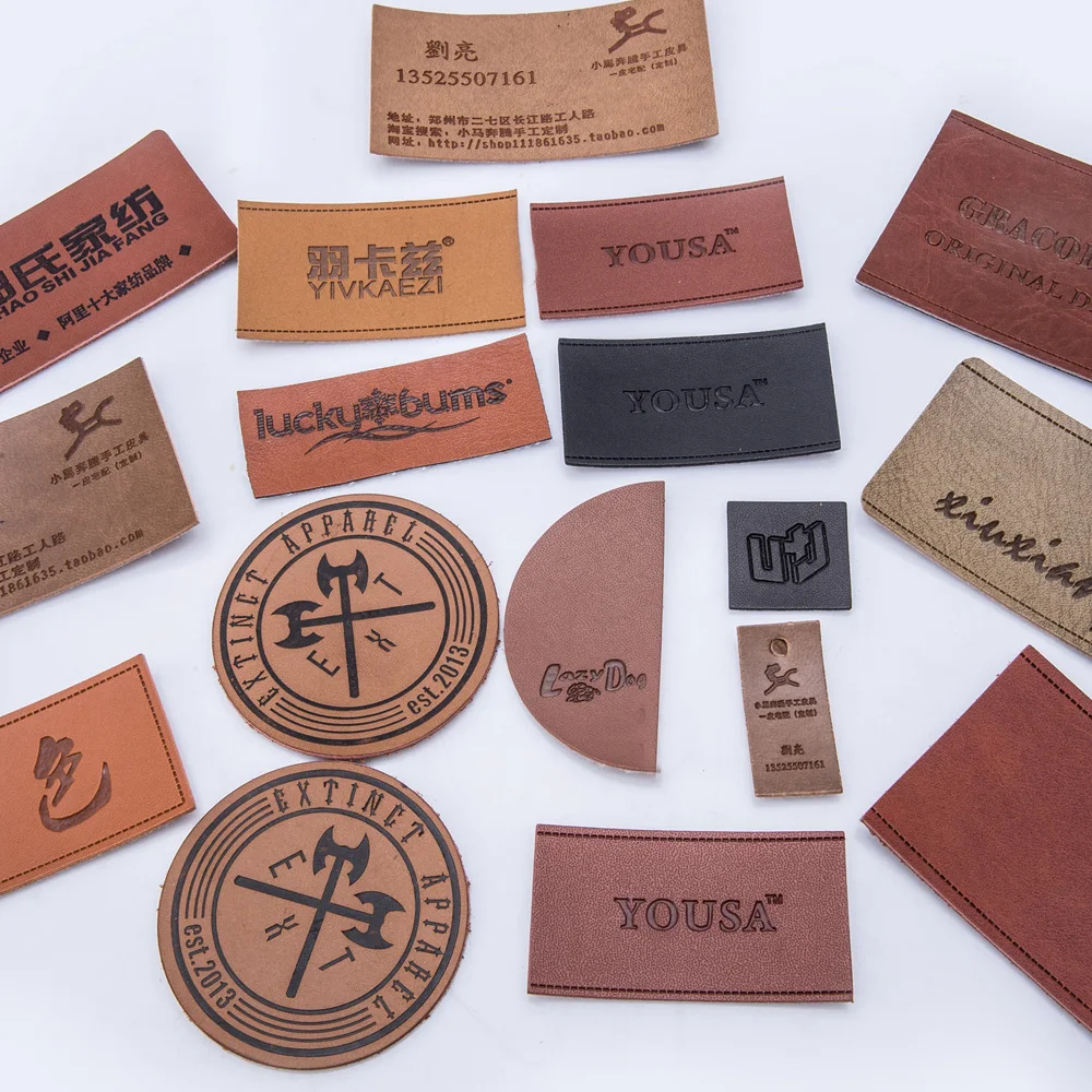personalized leather label for jeans clothing labels leather custom logo sewing label with brand logo
personalized leather label for jeans clothing labels leather custom logo sewing label with brand logo