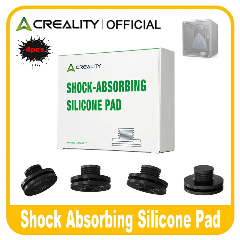Creality Officiali 4PCS Shock-Absorbing Silicone Pad Strong Flexibility&Reduce Noise for Hi/ K1/K1 Max/K1C/K1 SE/Ender-3 V3/Plus
Creality Officiali 4PCS Shock-Absorbing Silicone Pad Strong Flexibility&Reduce Noise for Hi/ K1/K1 Max/K1C/K1 SE/Ender-3 V3/Plus