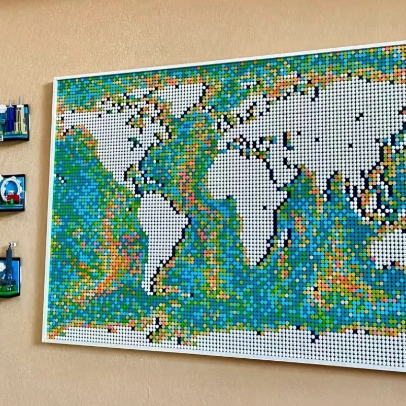11695pcs Creative Crafts World Map Ornament Model Building Blocks Bricks For Kids Christmas Gifts
11695pcs Creative Crafts World Map Ornament Model Building Blocks Bricks For Kids Christmas Gifts