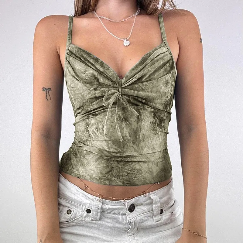 Ins European and American foreign trade women's clothing niche design retro tie dye contrasting color lace up pleated slim fit s
Ins European and American foreign trade women's clothing niche design retro tie dye contrasting color lace up pleated slim fit s