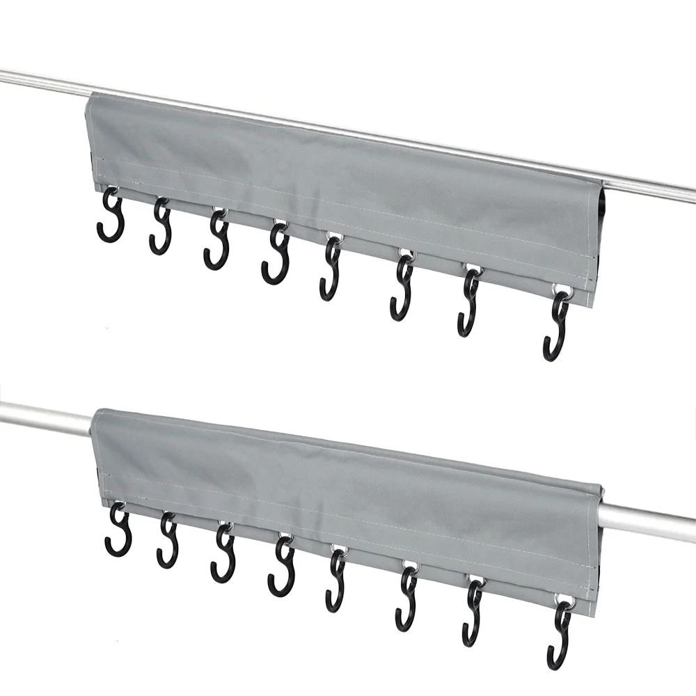 RV Storage Rack Hook Rail with Keder Piping Camping Coat Hook Rack Wear-resistant RV Keder Piping Rail Strip Tent Roof Poles
RV Storage Rack Hook Rail with Keder Piping Camping Coat Hook Rack Wear-resistant RV Keder Piping Rail Strip Tent Roof Poles