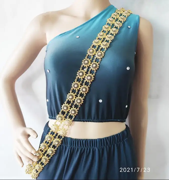 Thailand Tradition Should Chain Metal Gold Colour Women Double Row Jewelry 2 piece
Thailand Tradition Should Chain Metal Gold Colour Women Double Row Jewelry 2 piece