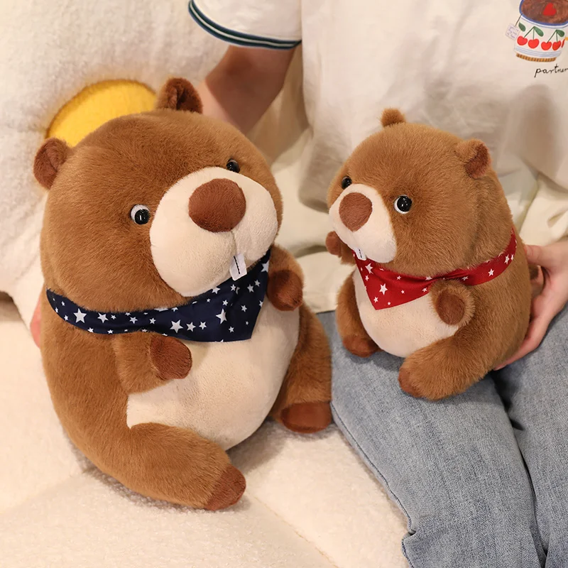 22-45cm Simulation Cute Groundhog with Scarf Plush Toys Soft Stuffed Animals Cartoon Chubby Fluffly Mouse for Girls Gifts Deco
22-45cm Simulation Cute Groundhog with Scarf Plush Toys Soft Stuffed Animals Cartoon Chubby Fluffly Mouse for Girls Gifts Deco