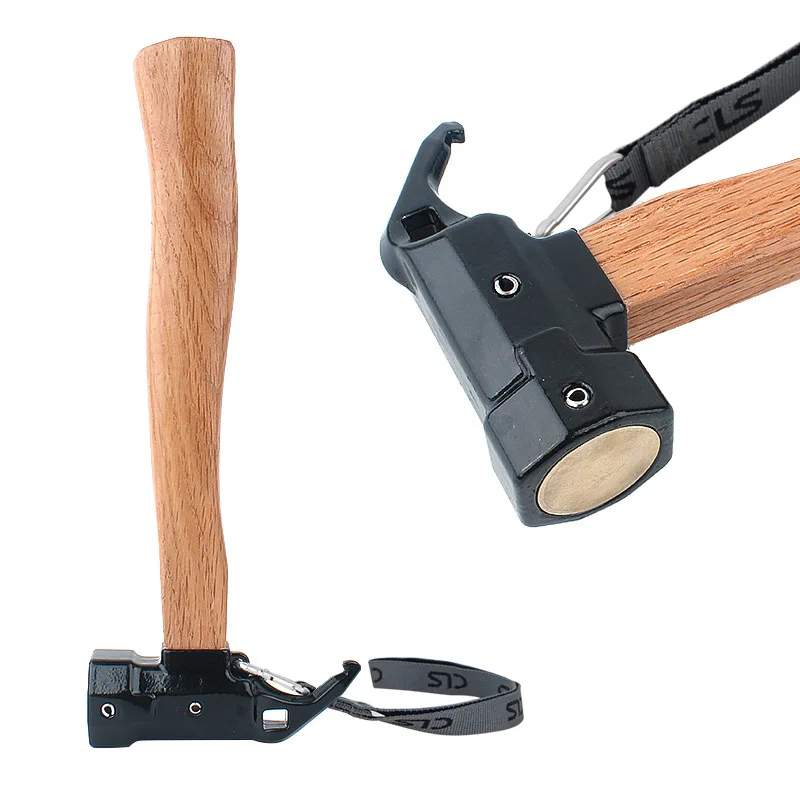 Outdoor Camping Copper Hammer Tent Tarp Nails Pegs Hammer Wooden Handle Outdoor Multifunctional Tools
Outdoor Camping Copper Hammer Tent Tarp Nails Pegs Hammer Wooden Handle Outdoor Multifunctional Tools