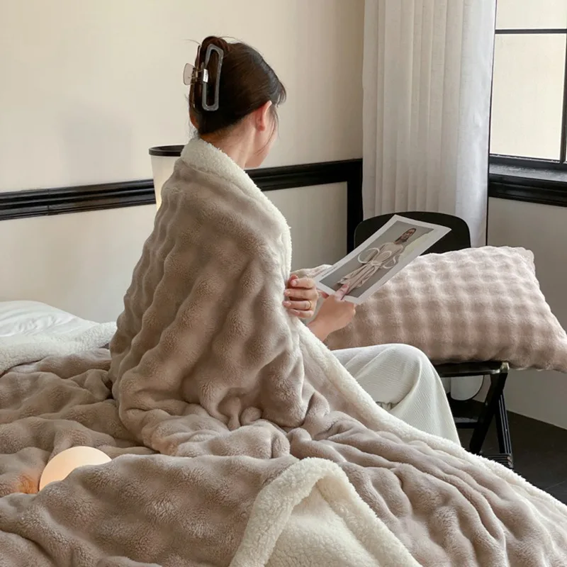 Best Seller 2025: Double-Layer Bubble Sherpa Blanket | Baby-Safe Premium Fleece for All-Purpose Home Use
Best Seller 2025: Double-Layer Bubble Sherpa Blanket | Baby-Safe Premium Fleece for All-Purpose Home Use