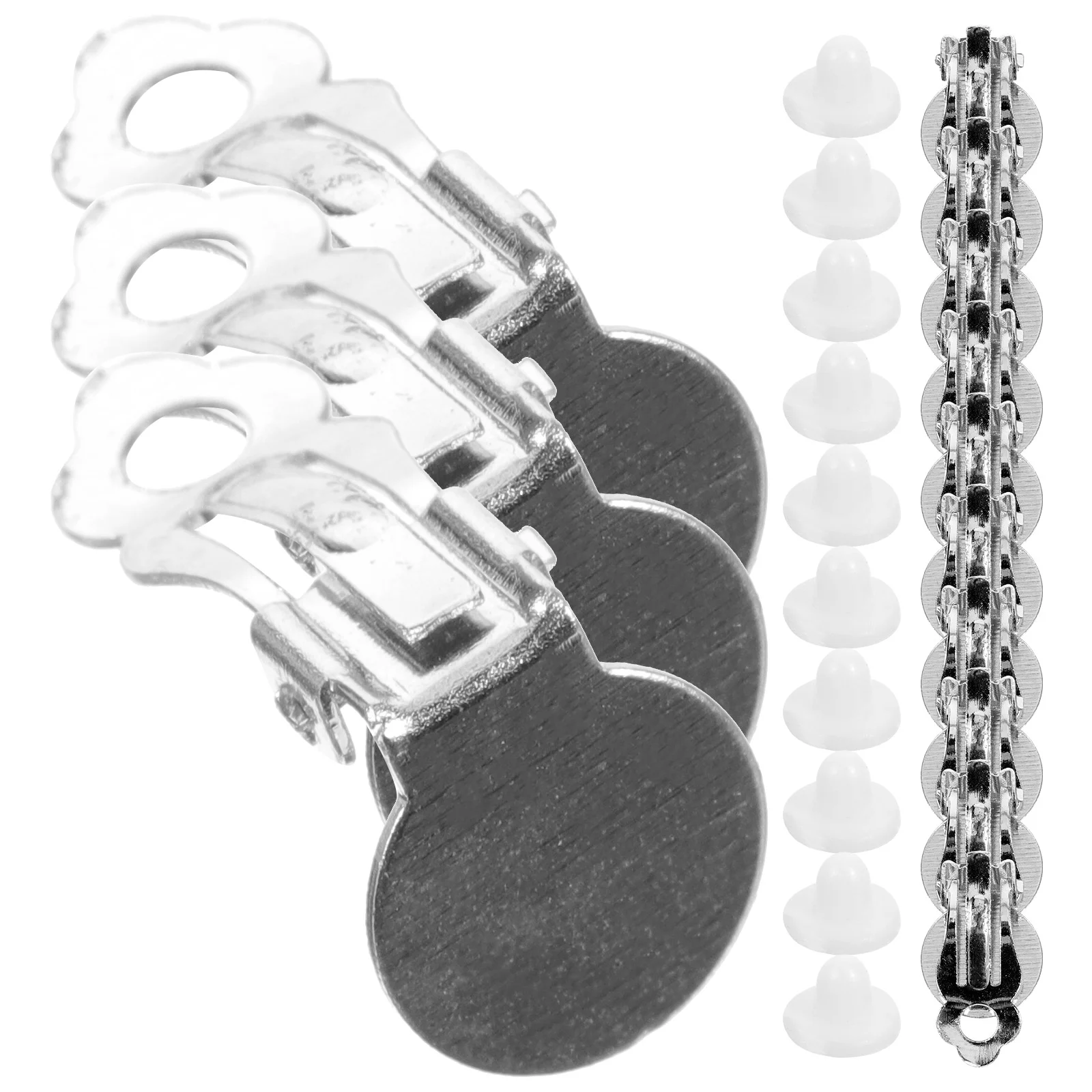100 Sets Piercing Earring Clip Materials For Ornaments Convert Pierced Earrings To Safe Clips Copper Converter
100 Sets Piercing Earring Clip Materials For Ornaments Convert Pierced Earrings To Safe Clips Copper Converter