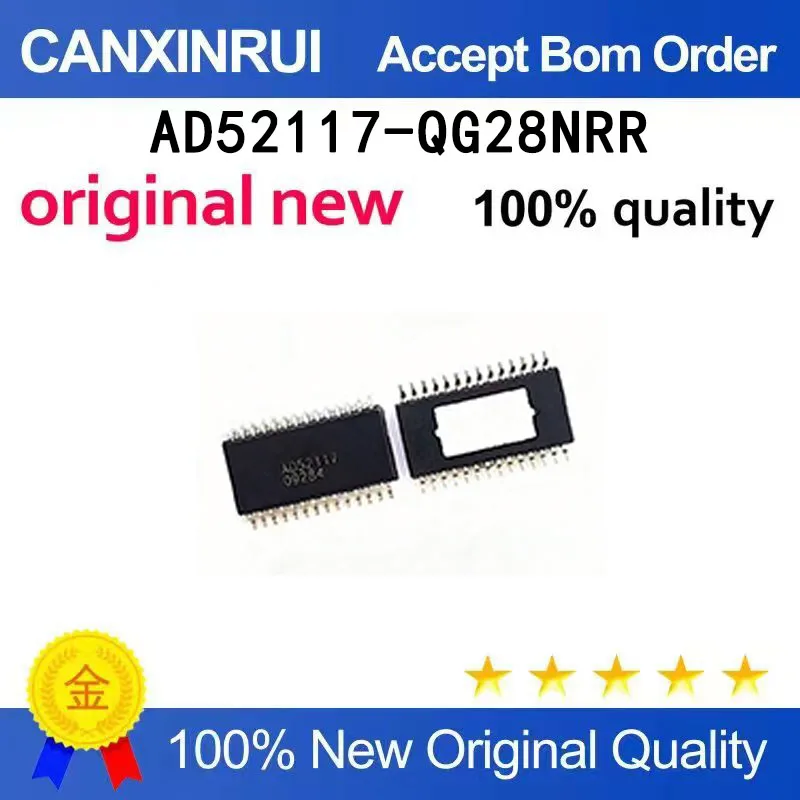 (5-100 pieces)New AD52117-QG28NRR AD52117 Package TSSOP28 Spot Chip IC
(5-100 pieces)New AD52117-QG28NRR AD52117 Package TSSOP28 Spot Chip IC