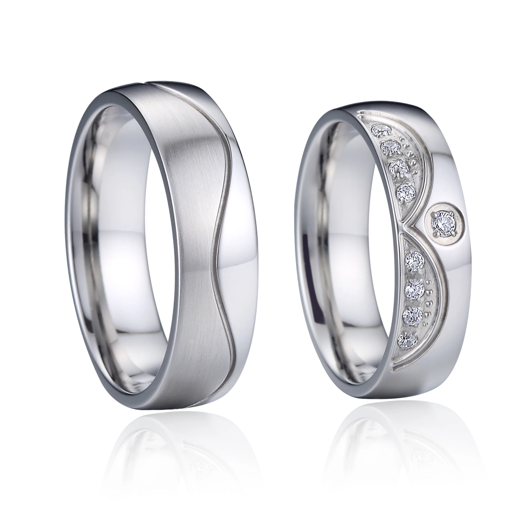 Дизайнерские королевские романтические коронки, эффектные обручальные кольца для пар, титановые обручальные кольца, гипоаллергенные
Дизайнерские королевские романтические коронки, эффектные обручальные кольца для пар, титановые обручальные кольца, гипоаллергенные