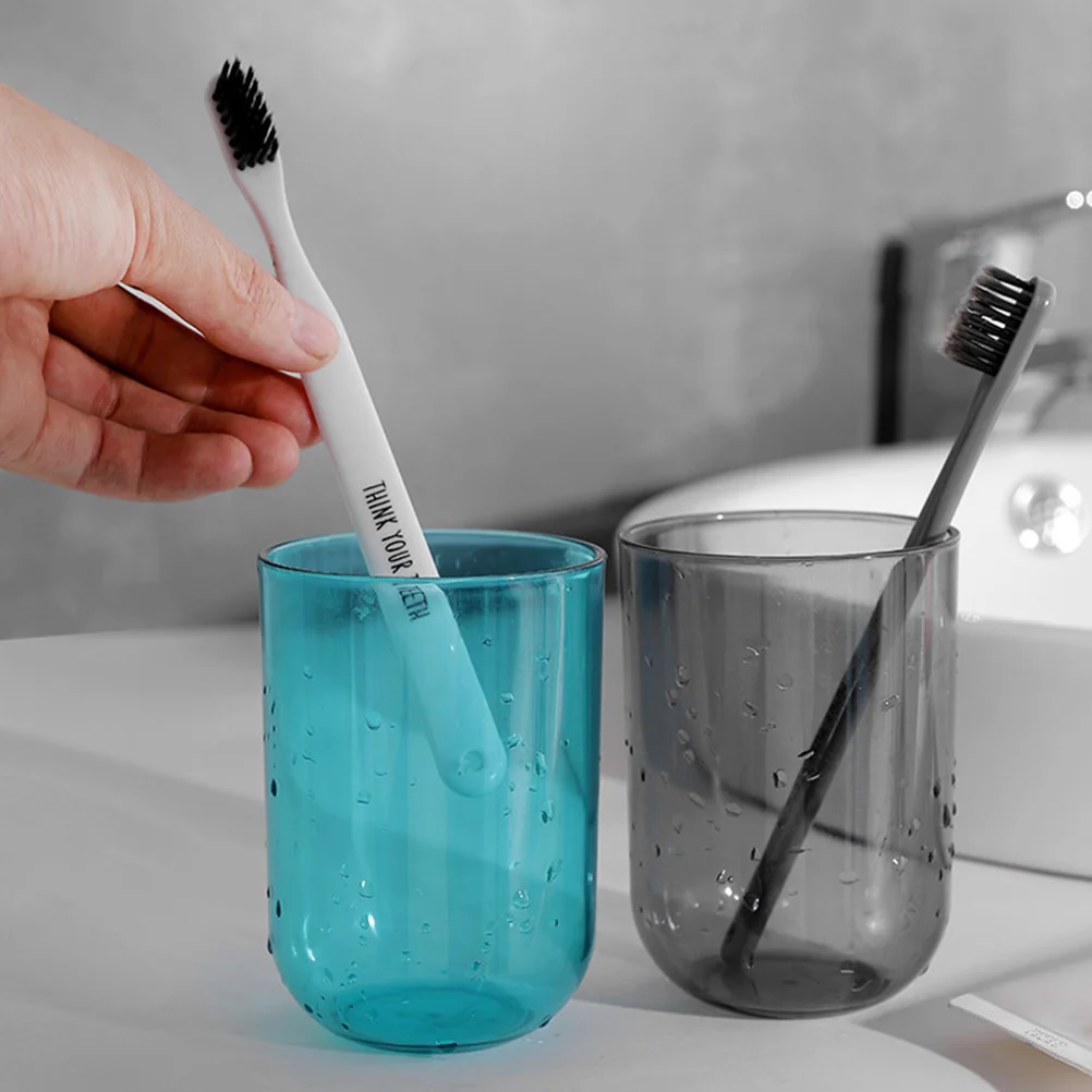 2Pcs Transparent Tooth Brushing Cups Simple Lightweight Stackable Toothbrush Holders Gargle Mug Water Drink Cups for Bathroom
2Pcs Transparent Tooth Brushing Cups Simple Lightweight Stackable Toothbrush Holders Gargle Mug Water Drink Cups for Bathroom