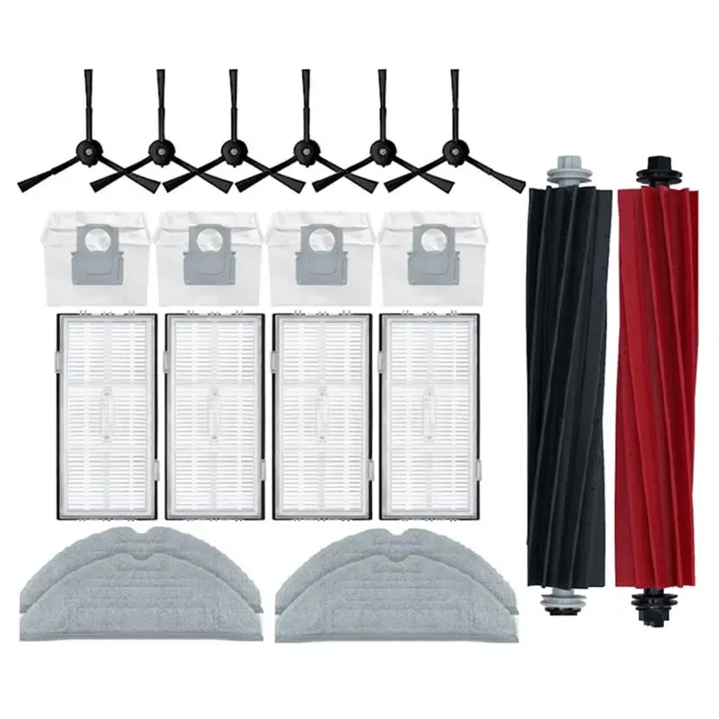 A76K 20PCS For Roborock S8/S8+/S8 Pro Ultra Robot Vacuum Cleaner Double Main Brushes Mop Filters Dust Bags Parts Accessories
A76K 20PCS For Roborock S8/S8+/S8 Pro Ultra Robot Vacuum Cleaner Double Main Brushes Mop Filters Dust Bags Parts Accessories