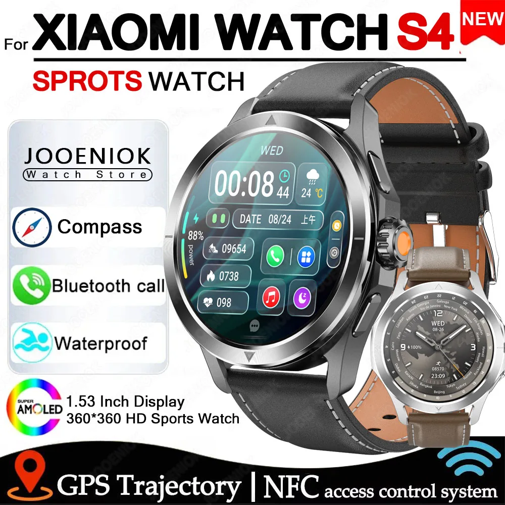 Для Xiaomi Watch S4 Спортивные Смарт-часы Мужские Мониторинг сердечного ритма и кислорода NFC Фитнес-трекер Bluetooth-вызов Смарт-часы 2024 Новинка
Для Xiaomi Watch S4 Спортивные Смарт-часы Мужские Мониторинг сердечного ритма и кислорода NFC Фитнес-трекер Bluetooth-вызов Смарт-часы 2024 Новинка