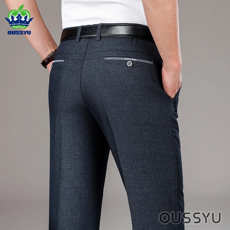 Spring Summer Men's Suit Pants Baggy Straight Business High Waist Dress Trousers Middle Aged Dad Formal Long Pants Father's Day
Spring Summer Men's Suit Pants Baggy Straight Business High Waist Dress Trousers Middle Aged Dad Formal Long Pants Father's Day