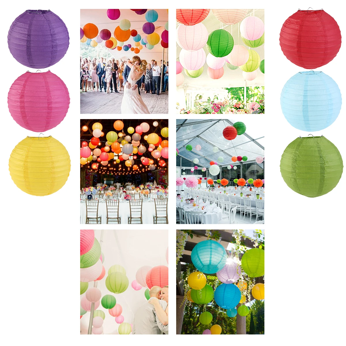 10 Pcs Paper Lanterns with Random Assorted Colors Folding Paper Lanterns Decorative Chinese Paper Hanging Decorations Round Ball
10 Pcs Paper Lanterns with Random Assorted Colors Folding Paper Lanterns Decorative Chinese Paper Hanging Decorations Round Ball