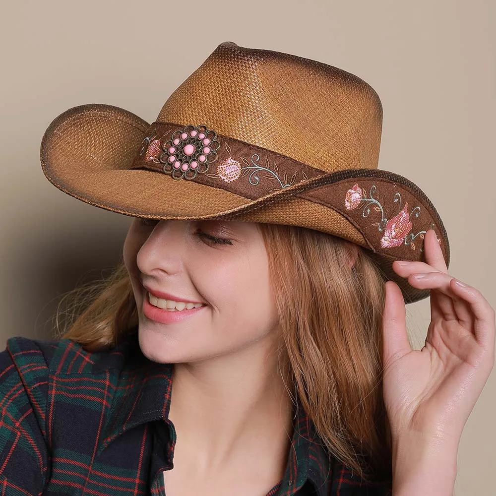 Men Women Straw Western Cowboy Hats Wide Brim Sunhat Party Travel Outdoor Caps Classical Retro Sombrero UK Size L US 7 1/4
Men Women Straw Western Cowboy Hats Wide Brim Sunhat Party Travel Outdoor Caps Classical Retro Sombrero UK Size L US 7 1/4