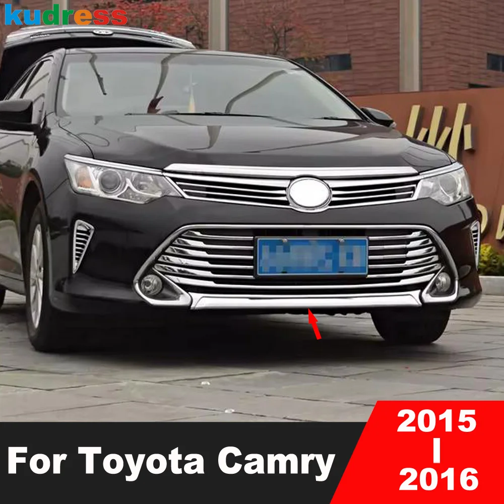 For Toyota Camry 2015 2016 Chrome Car Front Bottom Bumper Cover Trim Lower Grille Grill Molding Garnish Strip Accessories
For Toyota Camry 2015 2016 Chrome Car Front Bottom Bumper Cover Trim Lower Grille Grill Molding Garnish Strip Accessories