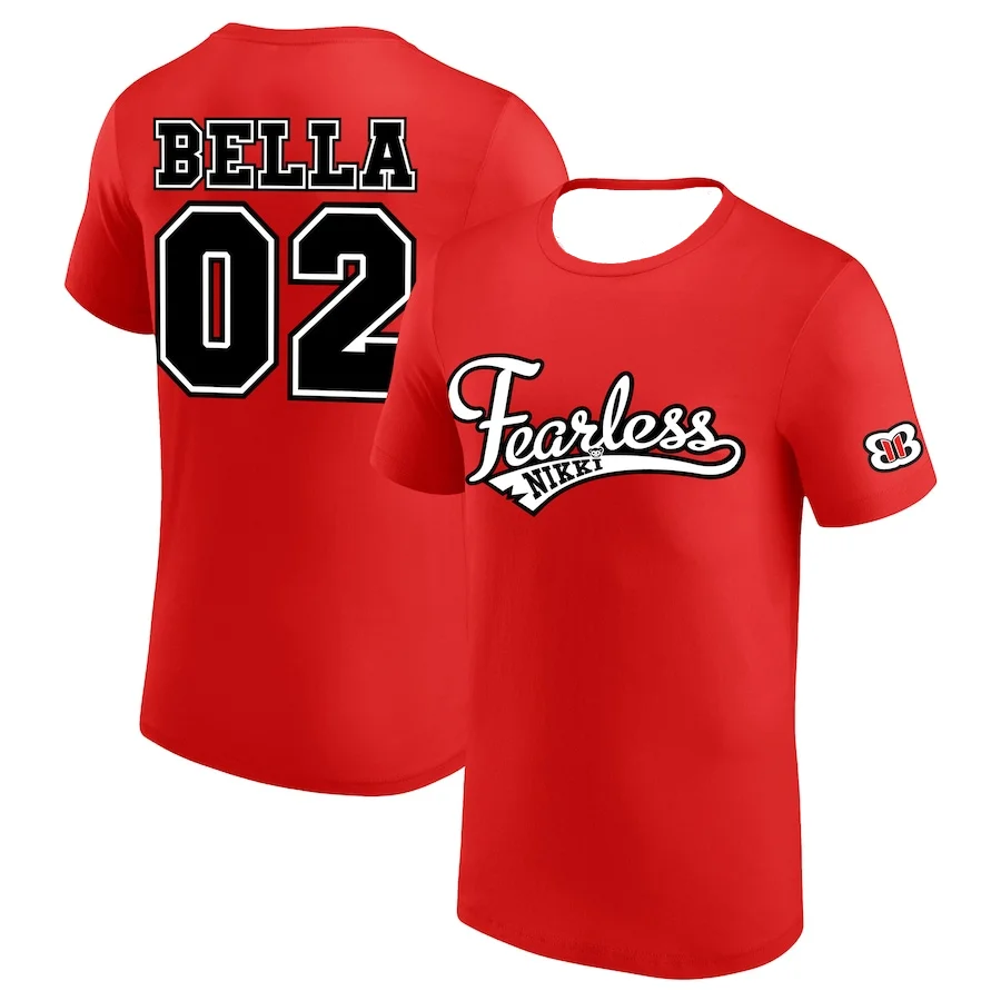 Мужская летняя одежда WWE Nikki Bella Fearless футболка боевая футболка быстросохнущая впитывающая пот футболка топ мото
Мужская летняя одежда WWE Nikki Bella Fearless футболка боевая футболка быстросохнущая впитывающая пот футболка топ мото